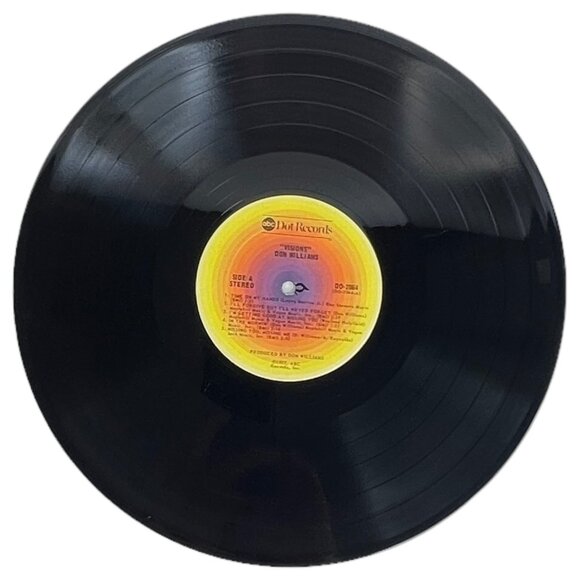 Don Williams Visions Vinyl LP Dot Record Album 1977 Country Music 33 RPM DO2064 - Picture 4 of 7